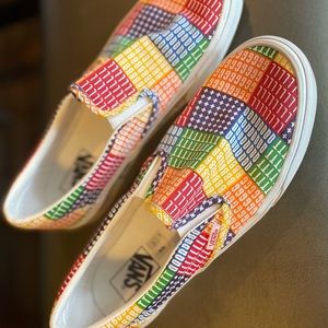 Pride LGBTQ Classic Slip On Vans